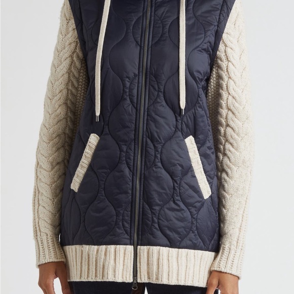 Veronica Beard Jackets & Blazers - Veronica Beard Navy and Cream Quilted Jacket
